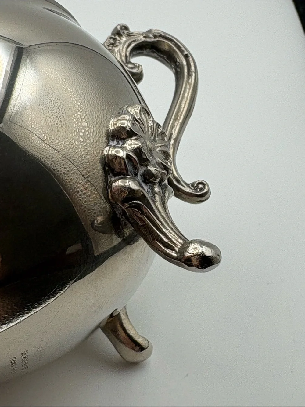 Vintage Leonard Silver Plated Creamer & Sugar Bowl (No Lid) Matching Set Ornate
